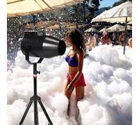 GAYAYAS máquina de Espuma de 1200 W para Fiestas, Distancia 6 a 10 M/área 80 M² Black