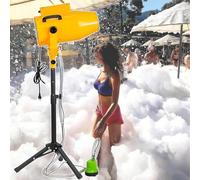 GAYAYAS máquina de Espuma de 1200 W para Fiestas, Distancia 6 a 10 M/área 80 M² Yellow