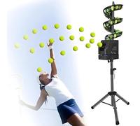 GAYAYAS Máquina de Pickleball portátil - Control Remoto, ángulo Ajustable, 33 Pelotas, batería 5200mAh, Distancia Regulable, Entrenamiento ágil para Principiantes