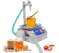 GAYAYAS Máquina llenadora automática de Pasta líquida, llenadora cuantitativa, caudal máximo de 7 l/min, para Aceite lubricante, Mantequilla de Cacahuete y líquidos espesos.