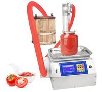 GAYAYAS Máquina llenadora de Miel, llenadora automática cuantitativa de Pasta, caudal máximo de 7 l/min, llenadora de Botellas cosméticas de Pasta líquida de Pegamento de Jarabe de Pera