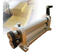 GAYAYAS Máquina Manual para fabricar panales de Cera de Abeja, Rodillo de Cera de Abeja de aleación de Aluminio de 280 mm, Herramientas de Apicultura, para la producción de Miel y Apicultura 4.9mm