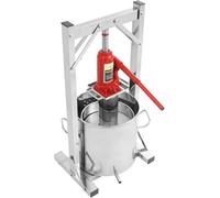 GAYAYAS Prensa para Vino de Frutas de 22 L/5,8 galones, máquina de prensado Manual, con Gato hidráulico y Bastidor de prensado, Prensa para Queso, Equipo para la elaboración de Vino de Sidra de UVA