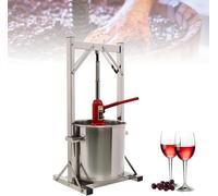 GAYAYAS Prensa para Vino de Frutas de 22 L/5,81 galones, Extractor hidráulico de 3 toneladas, máquina para Hacer zumos, presión máxima de 6613,87 Libras, para Miel, Verduras y Queso