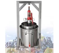 GAYAYAS Prensa para Vino de Frutas de 22 litros, para Manzanas, Uvas, Bayas, Verduras y Vino. Kit de máquina Manual para prensar Vino, Ideal para Vino de arroz, Miel, Verduras, Queso y puré