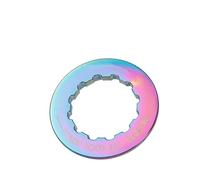 GAYCLG Anillo de Bloqueo de piñón de Cassette para Bicicleta de Carretera, Tapa de Volante de 8, 9, 10 y 11 velocidades,Piezas de MTB de 11 Dientes(Lockring Radiant)