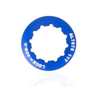 GAYCLG Anillo De Bloqueo para Cassette De Bicicleta Carretera MTB, 11 Dientes, AL7075, Tapa Ultraligera para Rueda Libre De 8, 9, 10, 11 Y 12 Velocidades, K7(Blue)