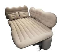 GAYCLG Cama de Viaje para Coche, colchón de Aire automático, Almohadilla para Dormir, Asiento Trasero Inflable, Cojines para Exteriores, sofá Cama para Acampar(Beige)