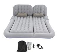 GAYCLG Cama Hinchable Colchón Inflable de Viaje, colchón multifunción para Coche, cojín de Descanso para Dormir Suave Cama para Dormir Coche(Gray)