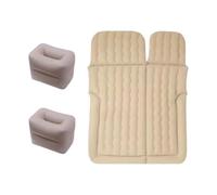 GAYCLG Cama Hinchable Diseño portátil del Viaje Familiar del colchón Inflable de la Cama de Aire del Coche Resistente del rasgón Cama para Dormir Coche(Beige)