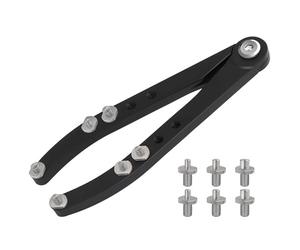 GAYCLG Cassette para Bicicleta Cassettes y piñones Llave Inglesa Ajustable para pasadores de 3 mm, 4 mm y 5 mm para Bicicletas, Herramienta para Quitar Tapas de Horquilla de Motocicleta.
