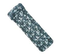 GAYCLG Colchoneta para Dormir para Acampar al Aire Libre, colchoneta Plegable para Dormir, colchón Inflable para Playa con Almohadas, colchoneta de Aire para Viajes y Senderismo(Camouflage)
