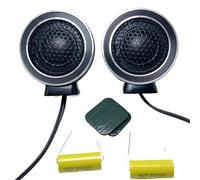 GAYCLG Juego de Altavoces estéreo HiFi con Tweeter de fácil instalación con Condensador y Carcasa de Aluminio para automóvil. Altavoces de Coche Tweeters para Coche