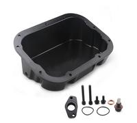 GAYCLG Kit de cárter de Aceite de Motor para Modelos 09 en adelante. Compatible con Nissan R35 GT-R VR38 CBA DBA VR38DETT. Modelos Europeos. Cárter de Aceite , Cárter Motor (Black)