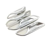 GAYCLG Manija de puerta exterior Tirador interior de puerta, pomo, manija, embellecedor de cuenco con sujeción manual, compatible con Cadillac XT4 2019-2023 Manilla Tirador Lateral(Silver 10.1 inch)