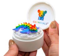 Gaynimals Onyx The Wyvern - Serie Legends & Lore | Juguete articulado impreso en 3D | Mascota sensorial de escritorio para adultos y niños | Listo para regalar en estuche de coleccionista con