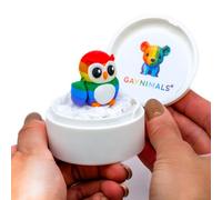 Gaynimals® Orion The Owl - Serie Woodland Whimsy | Juguete Fidget Articulado Impreso en 3D | Mascota Sensorial de Escritorio para Adultos y Niños | Listo para Regalar en Estuche de Coleccionista con