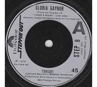 Gaynor, Gloria Tonight 7" Steppin Out STEP8 EX 1979 there is 2mm drill hole in label rim