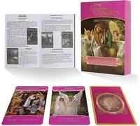 Gayrrnel Cartas de tarot para principiantes, 44 oráculos románticos de ángel, hechas a mano, ideal para aprender, juego raro de Doreen Virtue