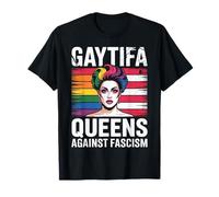 Gaytifa Drag Queens contra el fascismo resiste a No Kings LGBTQ Camiseta
