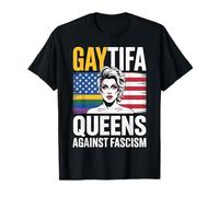 Gaytifa Drag Queens contra el fascismo resiste a No Kings LGBTQ Camiseta