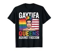 Gaytifa Drag Queens contra el fascismo resiste a No Kings LGBTQ Camiseta