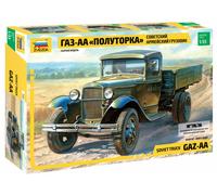 Gaz-Aa Soviet Ilight Camión WWII 1 :3 5 Plástico Modelo Kit Zvezda