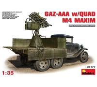 GAZ-AAA W/ Quad Maxim 1:35 Figura Kit De Modelo De Plástico MINIART