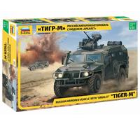 Gaz Tiger Vehículo Blindado Ruso Kit Modelo Plástico 1:35 ZVEZDA