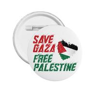 Gaza libre Palestina libre 1 Pin Apoyo Insignias Botón Pin Redondo 20 Piezas Pequeño