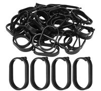Gazebo Curtain Hooks, 100-Piece Waterproof Rustproof Clips, Replaceable Fasteners with Sturdy Panel, Refined Texture Layer, 4x3x0.5cm Outdoor Category, Replacement Parts For Patio Yard Canopy
