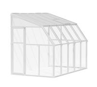 Gazebo de aluminio canopia sun room gris de 200x324 cm