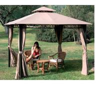 Gazebo Eden De Aluminio MT. 3X3 ECRU' Top 180 GR/MQ Mobiliario De Jardín