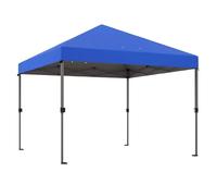 Gazebo emergente de marquesina Aluminio | Multicolor Fácil instalación: carpa emergente for fiestas, patas rectas, bolsa con ruedas, estacas(Light Grey)