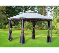 Gazebo Esmeralda CM. 300X300X270H Techo Poliéster Y Mosquitera