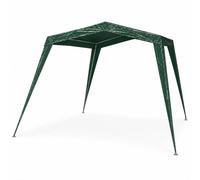 Gazebo Plegable para Jardín con Estructura de Acero 330x330x240cm 7house