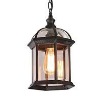 Gazebo Uva Aluminio Lámpara colgante Luces País americano Araña impermeable Lámpara de techo de vidrio Para interior Balcón externo Pasillo Araña de jardín Iluminación colgante LED Made in China