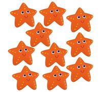 Gazechimp 10 Piezas Apliques de Bañera No Deslizante Etiqueta Estrella de Mar Pegatina Antideslizante de Pisada