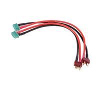 Gazechimp 2pcs MPX Multiplex Macho Dean T Conector 14AWG Hilo de Silicona para Lipo Batería