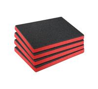 Gazechimp 4 Piezas Inserto de Espuma para Caja Herramientas Láminas de Espuma Amortiguador Organizador Material EPE Removible para Protección de Cristalería, 43.8 Cm X 30 Cm X