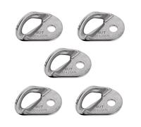 Gazechimp 5 Pedazos de Escalada de Roca Pernos Perchas Colgante de 10mm 25KN/5600Lb Mosquetones