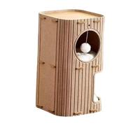 Gazechimp Cama para Gatos de Doble Capa con Reposapiés, Resistente a Arañazos Y con Dos Alfombrillas Extraíbles para Varios Gatos, Camello