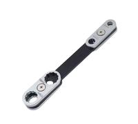 Gazechimp Llave Ajustable Giratoria Universal de Acero Al Carbono con Empuñadura Ergonómica para Reparación Y Mantenimiento Adecuada para Coche Bicicleta, 360 Ajustable