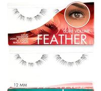 GAZELLE Pluma de lujo natural de 12 mm racimos de pestañas naturales - PBT de seda coreana suave, delgado y ligero - 10 días de uso - Hecho a mano, vegano, libre de crueldad animal - Propiedad de