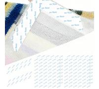 GAZIL 20 Piezas de fijadores para alfombras y Suelos de Madera, Tiras Antideslizantes Lavables Reutilizables, Cinta autoadhesiva para Laminado, Almohadillas Adhesivas para Esquinas y Bordes (Tiras)