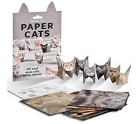GAZIL Kit de Origami de Gatos DIY, 50 piezas plegado fácil con guía en video para adultos, niños y amantes de los gatos