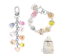 GAZIL Llaveros Stray Kids SKZOO de Acrílico, Pack de 2, Llaveros Creativos de Dibujos Animados para Mochilas y Accesorios, Merchandising K-Pop