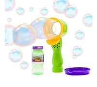 Gazillion VorTech Wand|Pompero para Niños sin Aspas|Pompas de Jabón y Burbujas para Niños| Ventilador de Pompas|Líquido de pompas de jabón|Regalos para Guarderías, Cumpleaños, Juegos al Aire Libre