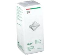 Gazin - Compresas de gasa (17 capas, 12 capas, no estériles, en bolsa de papel (7,5 x 7,5 cm, 100 unidades)