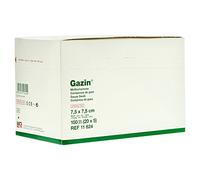 GAZIN - Gasa (7,5 x 7,5 cm, estéril, 8 compartimentos, 20 x 5 unidades)